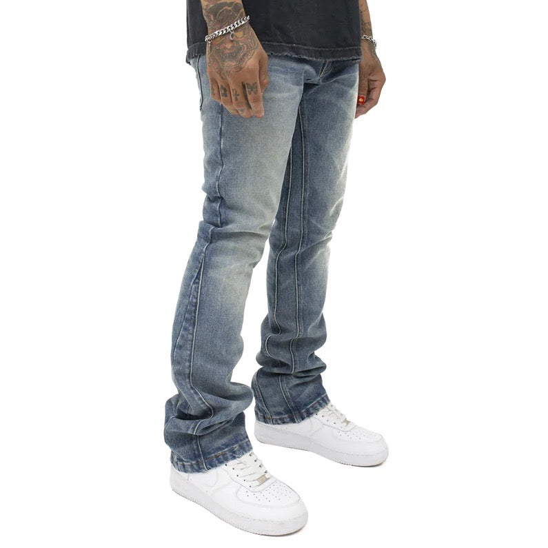 MINT CREW FLARE DENIM PANT (WASH READY)